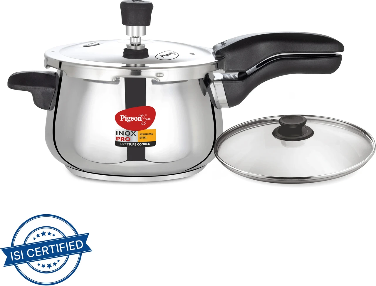 Pigeon Inox Pro SS Cooker 5Ltr Outer